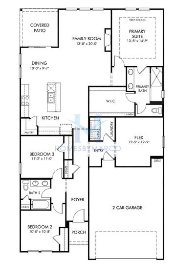 Photos of the Newport model in the Solena at the Vineyards subdivision in Charlotte, NC