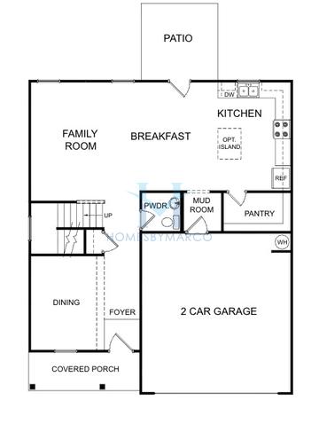 Turnbridge model in The Reserve at Willow Oaks, Canton, GA, built by Piedmont Residential