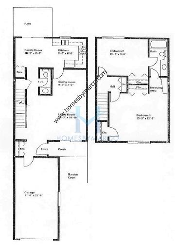 Photos of the Allison model in the Dunbar Lakes subdivision in Schaumburg, IL