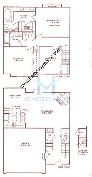 Earl model in Spinnaker Cove, Carol Stream, IL, built by Pulte Homes