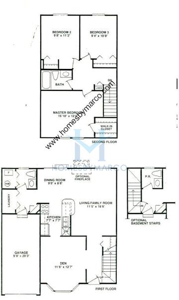 Photos of the Becket model in the Spinnaker Cove subdivision in Carol Stream, IL