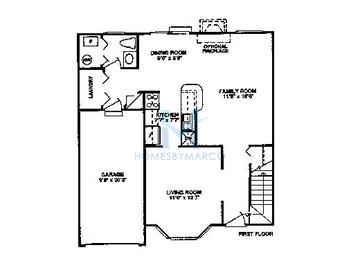 Becket model in Spinnaker Cove, Carol Stream, IL, built by Pulte Homes