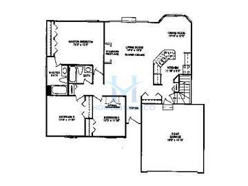 Axton model in Haddonfield, Carol Stream, IL, built by Pulte Homes