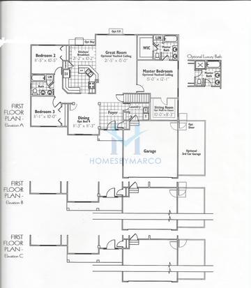 Photos of the Eddington model in the Hidden Grove subdivision in DeKalb, IL