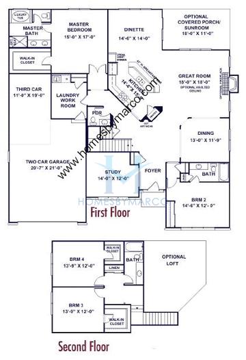 Photos of the Fairfield II model in the Hidden River subdivision in Plainfield, IL