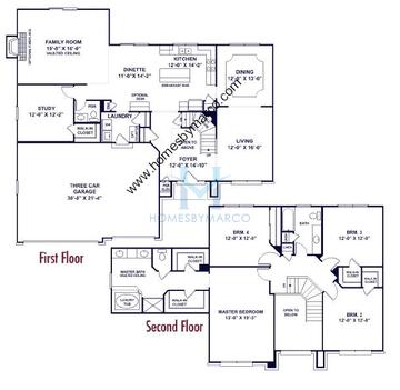 Photos of the Tuscany I model in the Hidden River subdivision in Plainfield, IL