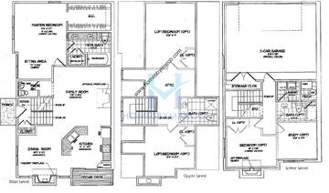 Photos of the End model in the Colonial Park subdivision in Libertyville, IL