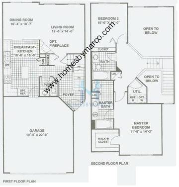 Photos of the Cherry Blossom model in the Cherry Hill subdivision in Schaumburg, IL