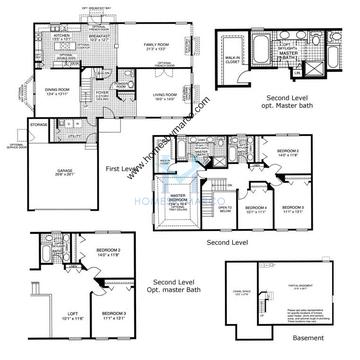 Photos of the Alexandria model in the Lakewood Ridge subdivision in Bolingbrook, IL