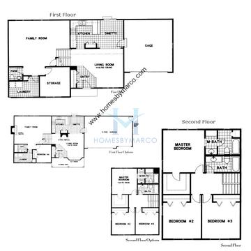 Photos of the Highlander model in the Highlands At Ogdenfalls subdivision in Oswego, IL