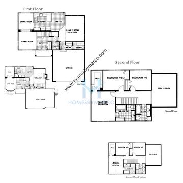 Photos of the Biltmore model in the Highlands At Ogdenfalls subdivision in Oswego, IL