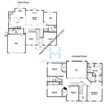 Photos of the Stanford model in the Remington Grove subdivision in Johnsburg, IL