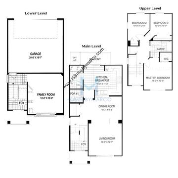 Photos of the Plan 714 model in the Morgan Hill subdivision in McHenry, IL