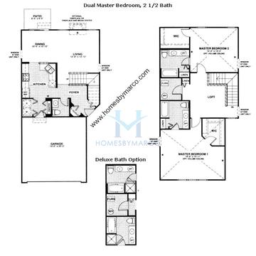 Photos of the Glenshire model in the Fairfield Lakes subdivision in Round Lake, IL