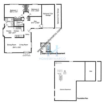 Photos of the Spruce I model in the Woodgate subdivision in Matteson, IL