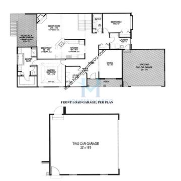 Photos of the Tuscany model in the Terra Villa subdivision in Crystal Lake, IL