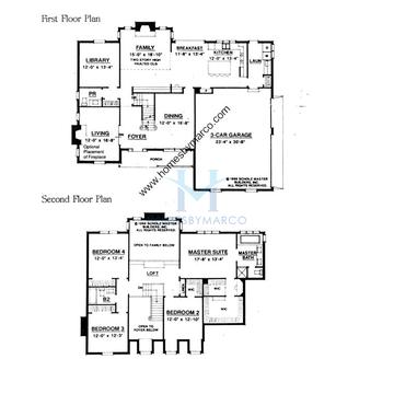 Photos of the Ottawa Valley model in the The Reserve subdivision in Montgomery, IL