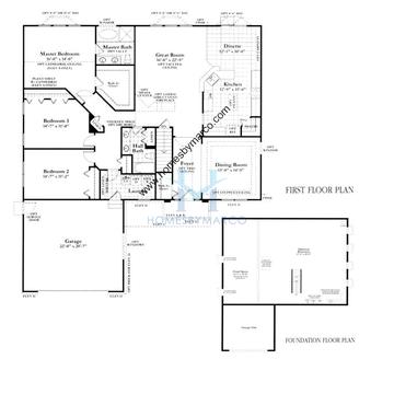 Photos of the Jackson model in the Prairie Walk subdivision in Round Lake, IL