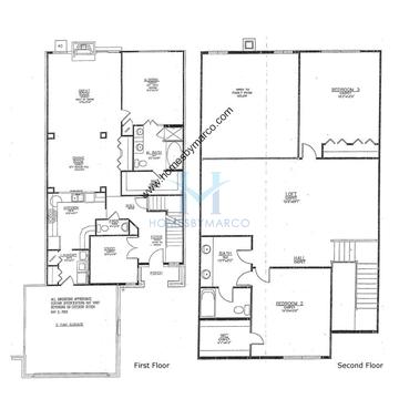 Photos of the Unit C model in the Villas of Fontenay subdivision in Palatine, IL