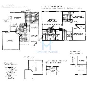 Photos of the Whitney model in the Cambridge Chase subdivision in Aurora, IL