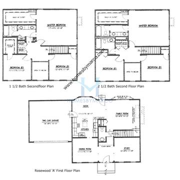 Photos of the Rosewood model in the Northwood Trails subdivision in Lake Villa, IL