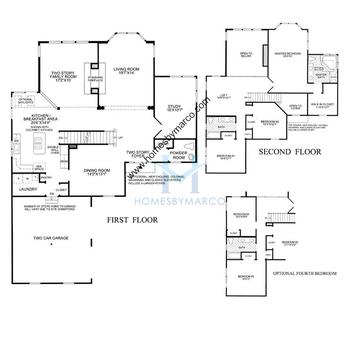 Photos of the St. Andrews model in the Hawthorn Woods Country Club subdivision in Hawthorn Woods, IL