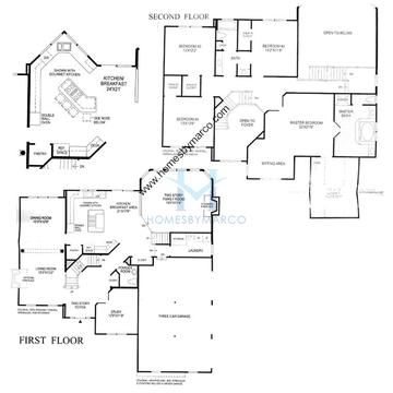 Photos of the Elkins model in the Hawthorn Woods Country Club subdivision in Hawthorn Woods, IL