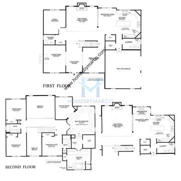 Photos of the Duke model in the Hawthorn Woods Country Club subdivision in Hawthorn Woods, IL