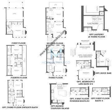 Photos of the Astoria End model in the Tower Crossing subdivision in Glenview, IL