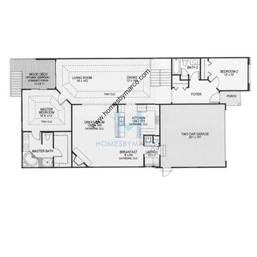 Photos of the Monticello model in the Crystal Lake Estates subdivision in Crystal Lake, IL