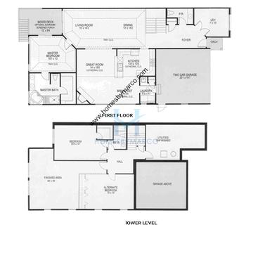 Photos of the Lancaster model in the Crystal Lake Estates subdivision in Crystal Lake, IL