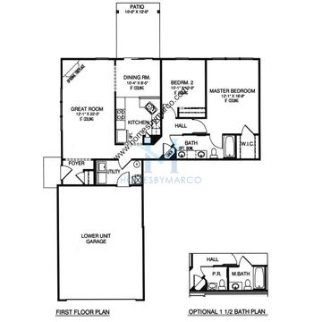 Photos of the Alcott model in the Bradford Place subdivision in Round Lake, IL