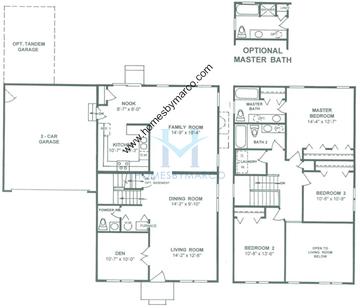 Photos of the Marigold model in the Oakhurst Meadows subdivision in Aurora, IL