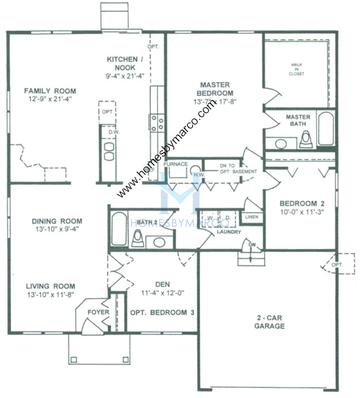 Photos of the 1555 Plus model in the Oakhurst Meadows subdivision in Aurora, IL