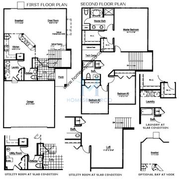 Photos of the Westminster model in the Remington Trails subdivision in Round Lake, IL