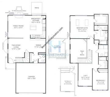 Photos of the Newhaven model in the Princeton Crossing subdivision in Lake in the Hills, IL