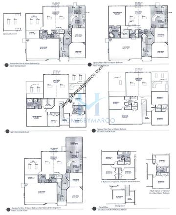 Photos of the Hillsdale model in the Arbor Creek subdivision in St. Charles, IL