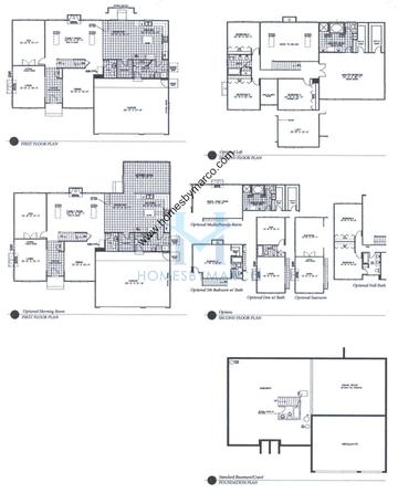 Photos of the Fairchild model in the Arbor Creek subdivision in St. Charles, IL