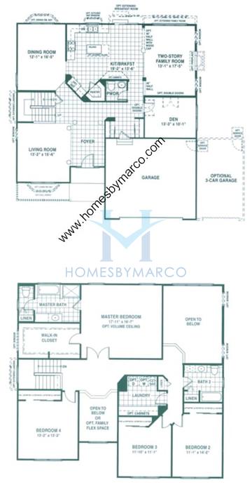 Photos of the Wisteria model in the Deer Grove North subdivision in Port Barrington, IL