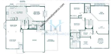 Photos of the Bougainvillea model in the Deer Grove North subdivision in Port Barrington, IL