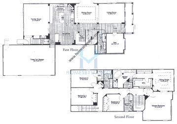 Photos of the 335 model in the Sonoma subdivision in Lake Zurich, IL