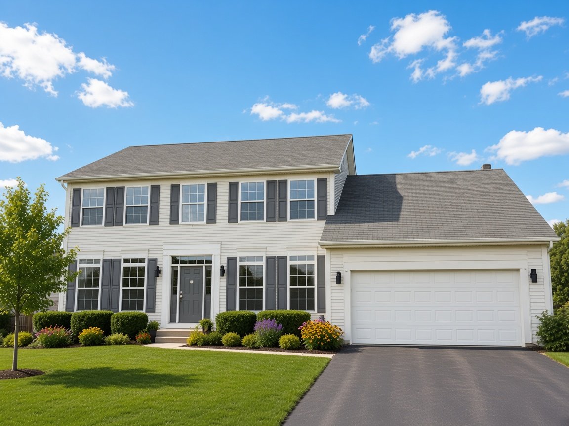 Greenwich model in Park Place, Oswego, IL, built by Smykal & Associates