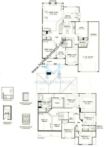 Photos of the Riverstone model in the Thornwood subdivision in South Elgin, IL