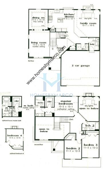 Photos of the Ledgestone II model in the Thornwood subdivision in South Elgin, IL