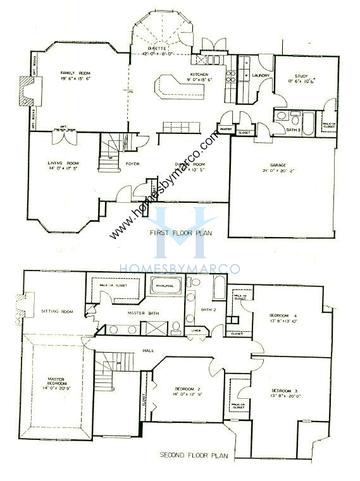Photos of the Roswell model in the Seven Bridges subdivision in Woodridge, IL
