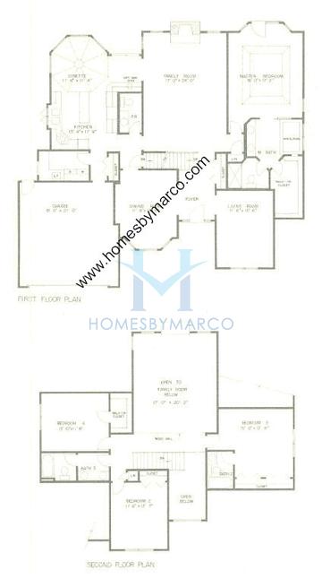 Photos of the Lafayette model in the Seven Bridges subdivision in Woodridge, IL