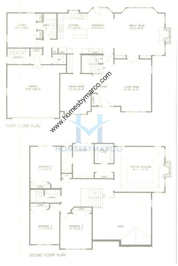 Photos of the Stanton model in the Seven Bridges subdivision in Woodridge, IL