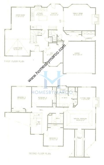 Photos of the Franklin model in the Seven Bridges subdivision in Woodridge, IL