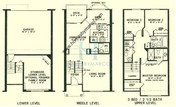 Photos of the Deerborn model in the Harbor Springs subdivision in Aurora, IL