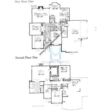 Photos of the Princeton model in the The Reserve subdivision in Montgomery, IL